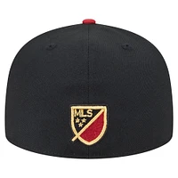 Men's New Era  Black Atlanta United FC 2025 Kickoff 59FIFTY Fitted Hat