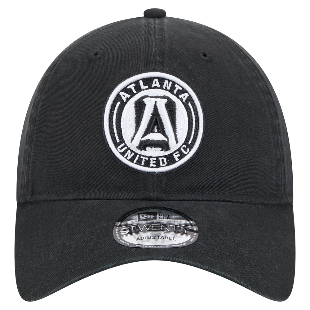 Men's New Era  Black Atlanta United FC 2025 Kickoff 9TWENTY Adjustable Hat
