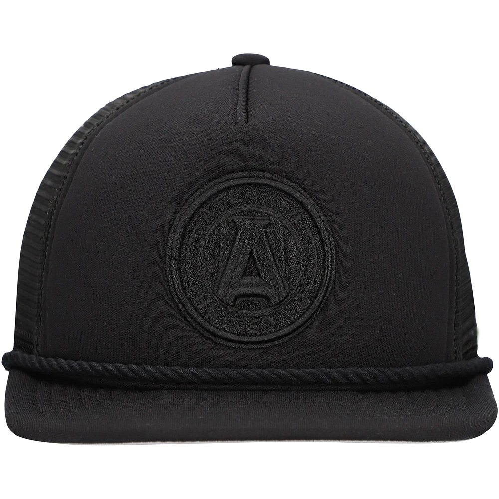 Casquette de golf à visière snapback Active Tone Atlanta United FC noire New Era pour homme