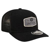 Casquette ajustable extensible à boutons-pression Atlanta United FC 9SEVENTY noire New Era pour homme