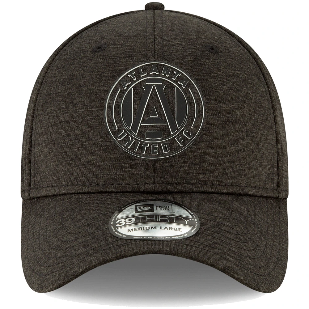 Men's New Era Black Atlanta United FC Logo Shade 39THIRTY Flex Hat