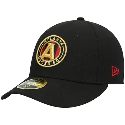 Atlanta United FC New Era Primary Logo Low Profile 59FIFTY Fitted Hat - Black