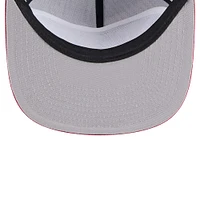 Men's New Era Black Atlanta United FC Throwback Golfer Snapback Hat