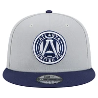 Men's New Era Gray Atlanta United FC Color Pack Two-Tone 9FIFTY Snapback Hat