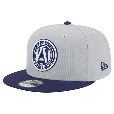 Men's New Era Gray Atlanta United FC Color Pack Two-Tone 9FIFTY Snapback Hat