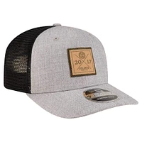 Men's New Era Heather Gray Atlanta United FC 9SEVENTY COOLERA Stretch-Snap Adjustable Hat