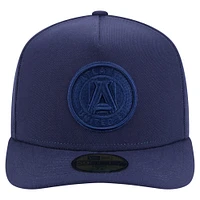 Men's New Era Navy Atlanta United FC Color Pack A-Frame 59FIFTY Fitted Hat