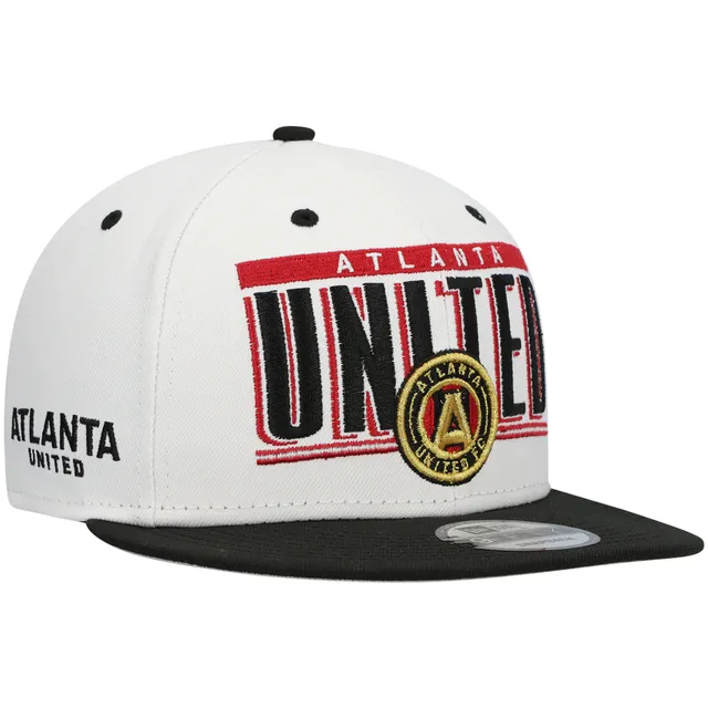 Atlanta Falcons New Era Retro Title 9FIFTY Snapback Hat - White/Black