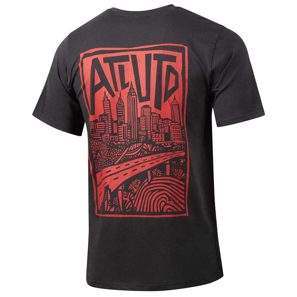 Men's  Sport Design Sweden Charcoal Atlanta United FC Everyday Relaxed T-Shirt