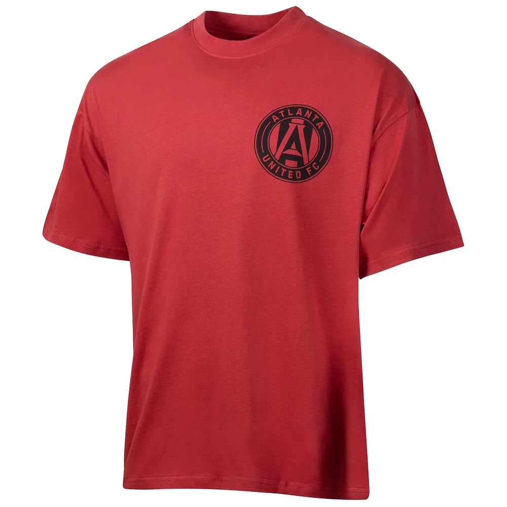 T-shirt oversize Sport Design Suède rouge Atlanta United FC City Soul pour homme