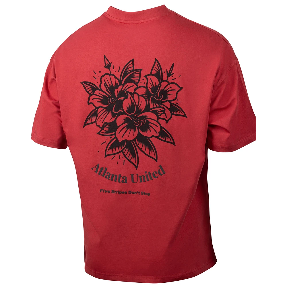 T-shirt oversize Sport Design Suède rouge Atlanta United FC City Soul pour homme