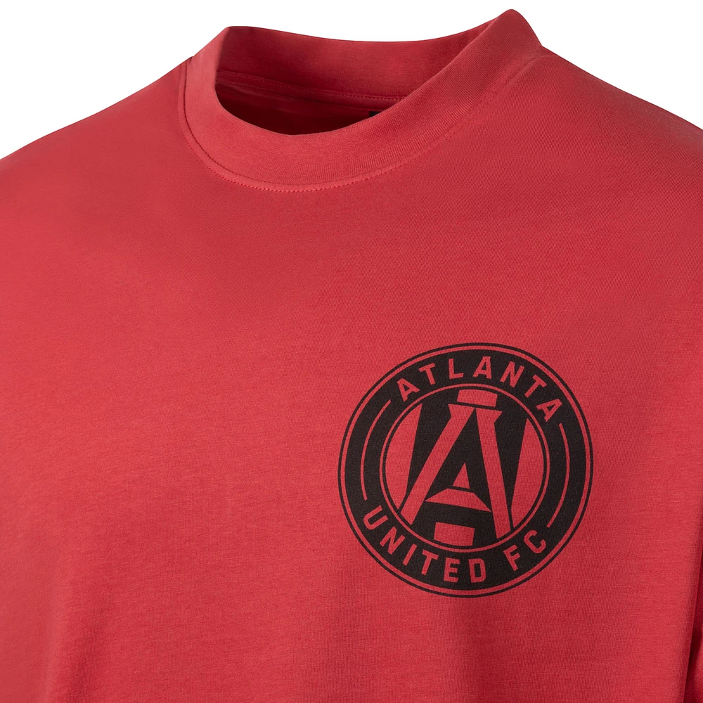 T-shirt oversize Sport Design Suède rouge Atlanta United FC City Soul pour homme