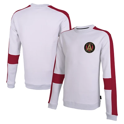 Sweat-shirt Stadium Essentials blanc Atlanta United FC mi-temps pour hommes