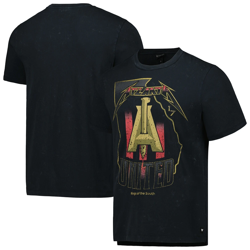 Men's The Wild Collective  Black Atlanta United FC Concert T-Shirt