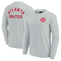 Unisex Fanatics Gray Atlanta United FC Elements Super Soft Long Sleeve T-Shirt