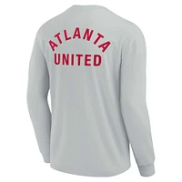 Unisex Fanatics Gray Atlanta United FC Elements Super Soft Long Sleeve T-Shirt