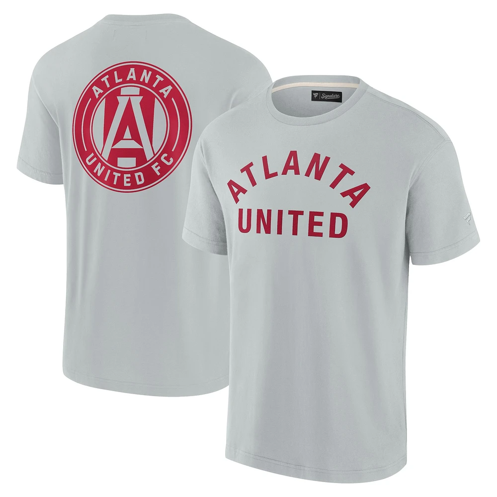 T-shirt unisexe Fanatics gris Atlanta United FC Elements super doux à manches courtes