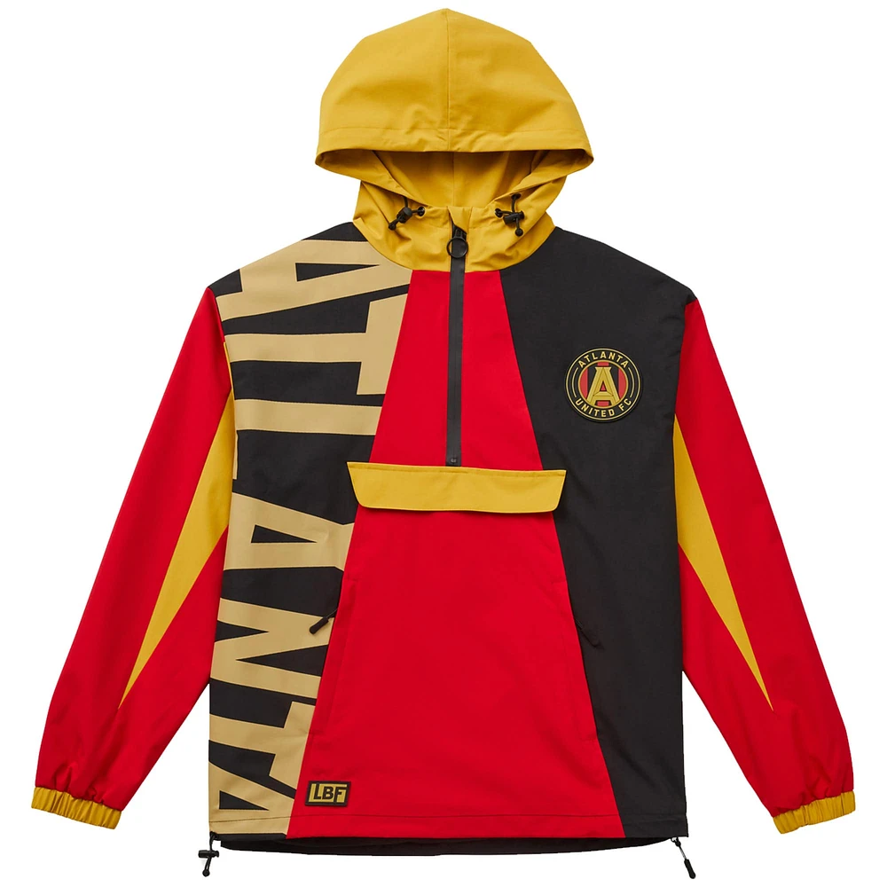 Veste anorak à demi-zip unisexe Live Breathe Futbol Atlanta United FC Tekker noire