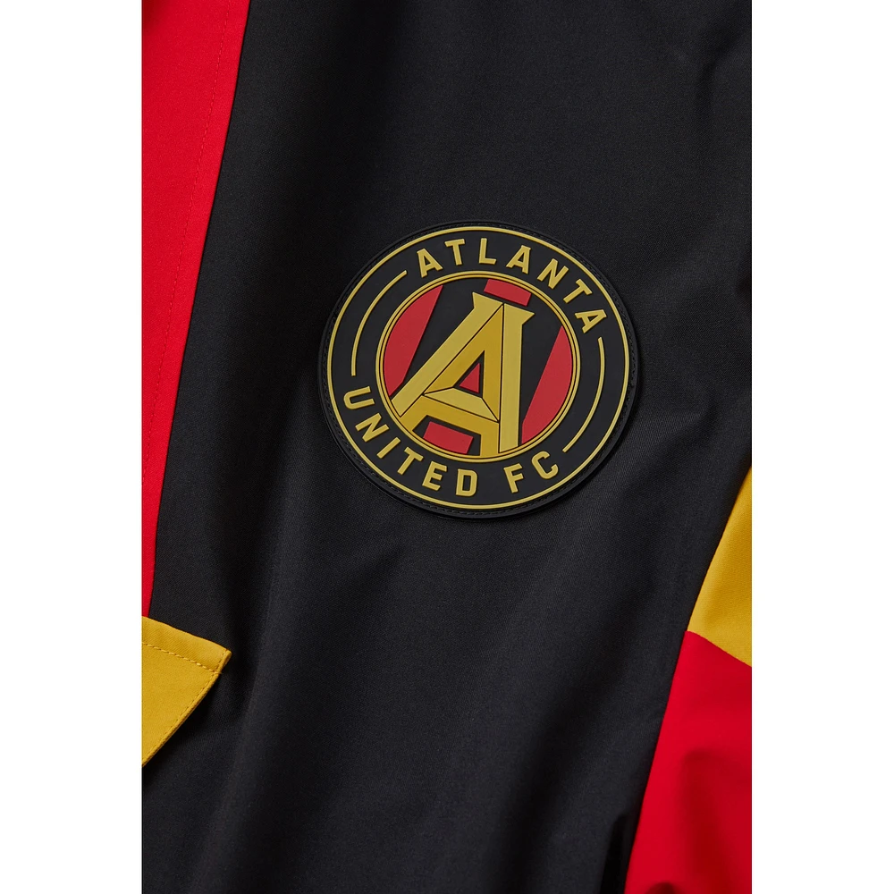 Veste anorak à demi-zip unisexe Live Breathe Futbol Atlanta United FC Tekker noire