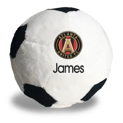 Atlanta United FC 9" Personalized Plush Soccer Ball - White