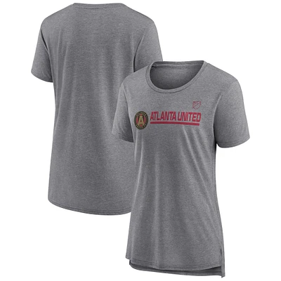 Women's Fanatics  Heather Gray Atlanta United FC Goalkeeper Tri-Blend T-Shirt