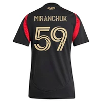 Maillot de joueur réplique adidas Aleksei Miranchuk noir Atlanta United FC 2025 The Connector pour femme