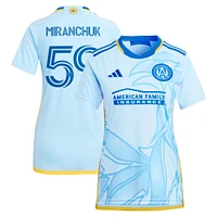 Women's adidas Aleksei Miranchuk Light Blue Atlanta United FC 2024 The Resurgens Kit Replica Player Jersey