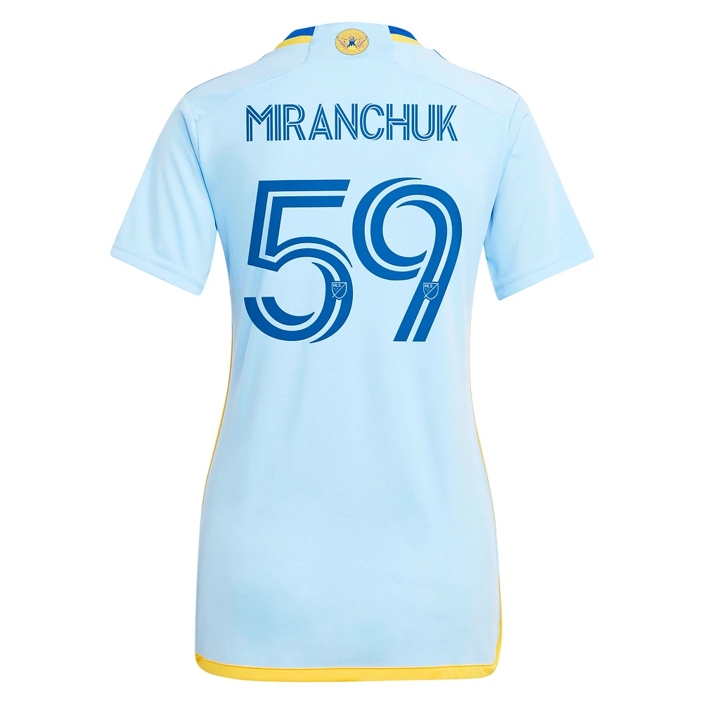 Women's adidas Aleksei Miranchuk Light Blue Atlanta United FC 2024 The Resurgens Kit Replica Player Jersey