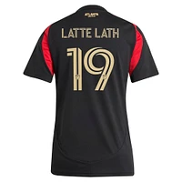 Maillot de joueur réplique adidas Emmanuel Latte Lath Black Atlanta United FC 2025 The Connector pour femme