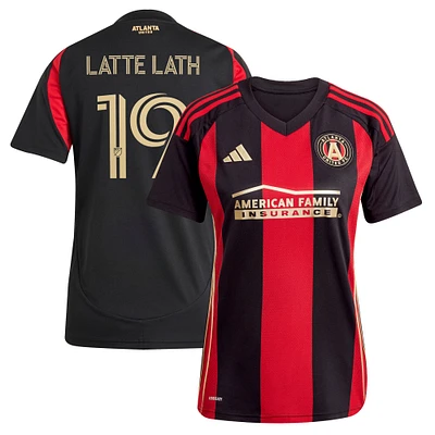 Maillot de joueur réplique adidas Emmanuel Latte Lath Black Atlanta United FC 2025 The Connector pour femme