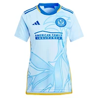 Women's adidas Miguel Almiron Light Blue Atlanta United FC 2024 The Resurgens Kit Replica Player Jersey