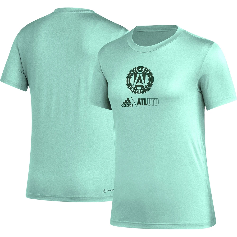 T-shirt adidas Mint Atlanta United FC AEROREADY Club Icon pour femme