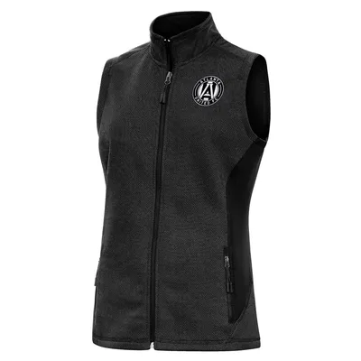 Atlanta United FC Antigua Women's Brushed Metallic Logo Course Full-Zip Vest