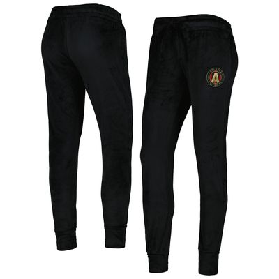 Women's Concepts Sport Black Atlanta United FC Intermission Velour Cuffed Pants