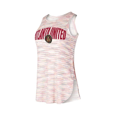 Women's Concepts Sport White Atlanta United FC Sunray Tri-Blend Tank Top