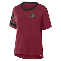 Women's Fanatics  Burgundy Atlanta United FC Defender Pairing Legacy T-Shirt