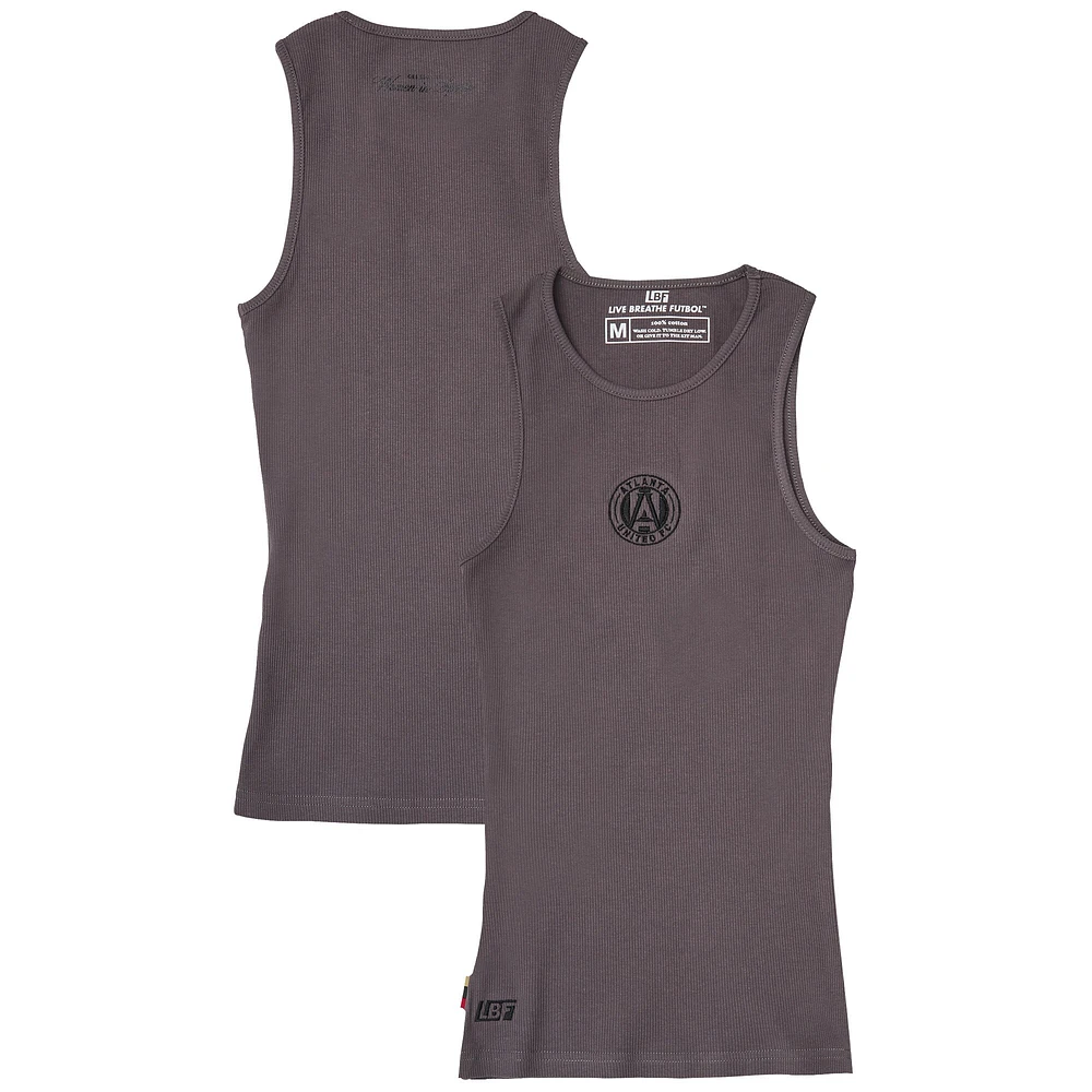Women's Live Breathe Futbol  Gray Atlanta United FC HERo Collection Tank Top