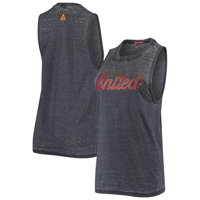 Women's Inter Miami CF Mitchell & Ness Black Reversible Mesh Racerback Tank  Top