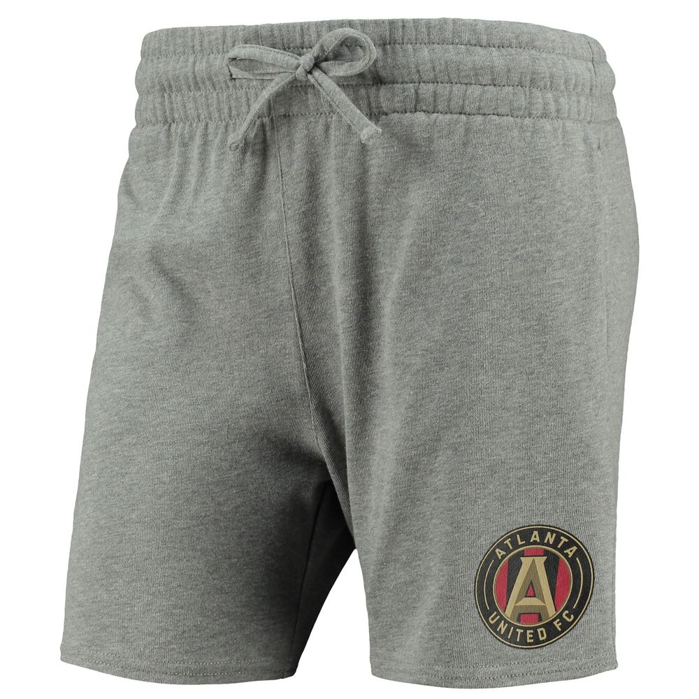 Women's Mitchell & Ness Heathered Gray Atlanta United FC Logo Shorts