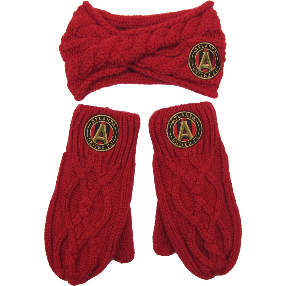 Women's ZooZatz Atlanta United FC Headband & Mittens Set