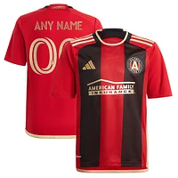 Maillot réplique personnalisé adidas noir Atlanta United FC 2023 The 17s Kit pour jeunes