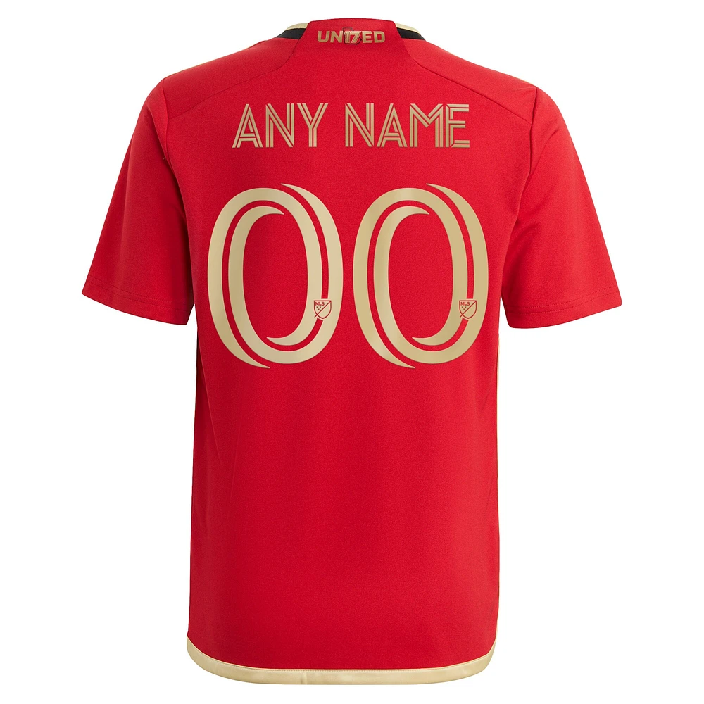 Maillot réplique personnalisé adidas noir Atlanta United FC 2023 The 17s Kit pour jeunes