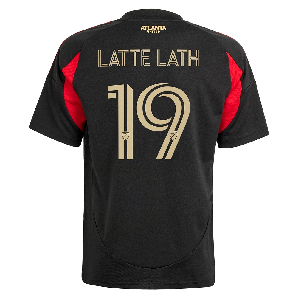 Youth adidas Emmanuel Latte Lath Black Atlanta United FC 2025 The Connector Replica Player Jersey