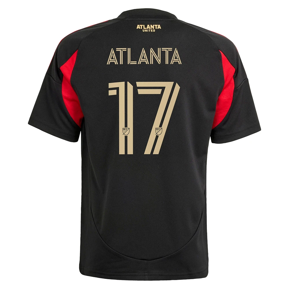 Youth adidas #17 Black Atlanta United FC 2025 The Connector Replica Player Jersey