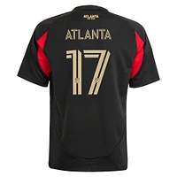 Youth adidas #17 Black Atlanta United FC 2025 The Connector Replica Player Jersey