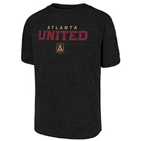 Youth Fanatics  Heather Black Atlanta United FC Go Far Raglan T-Shirt