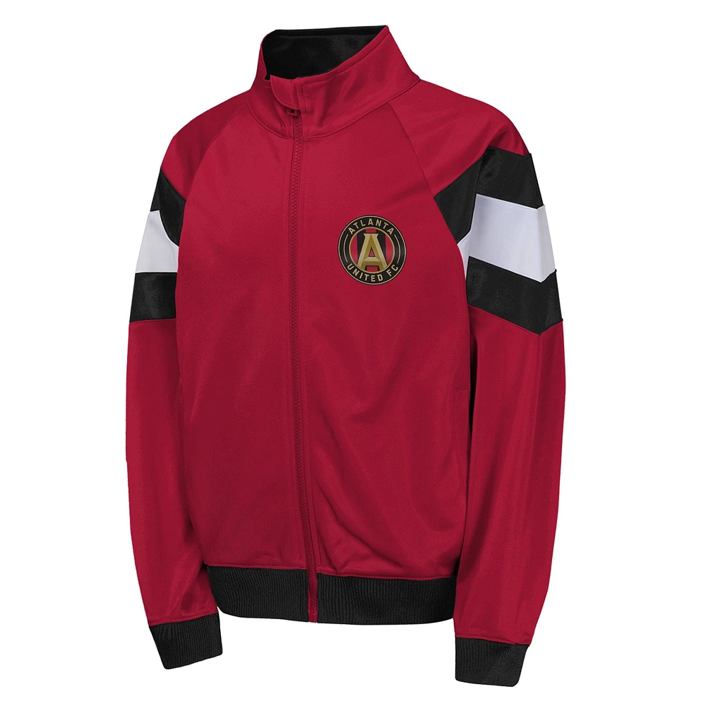 Youth  Red Atlanta United FC Field General Track Full-Zip Jacket