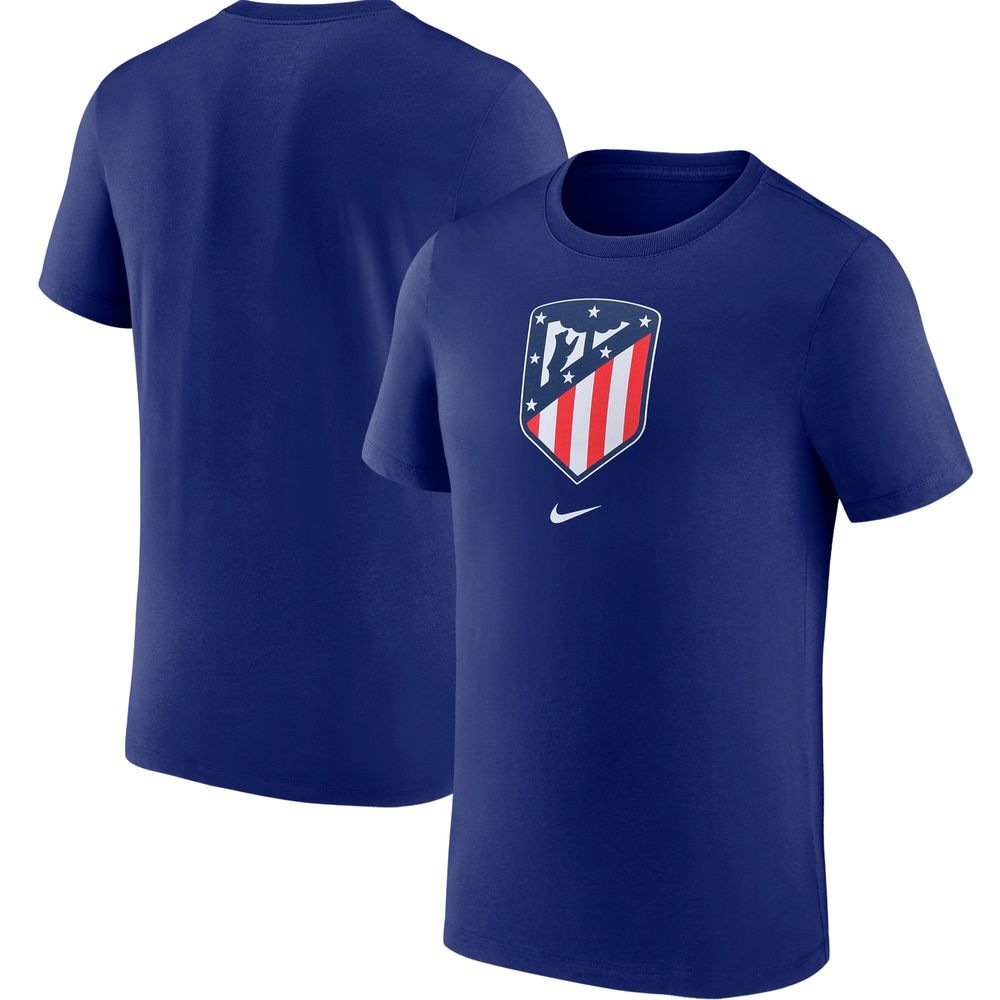 Men's Nike Navy Atletico de Madrid Crest T-Shirt