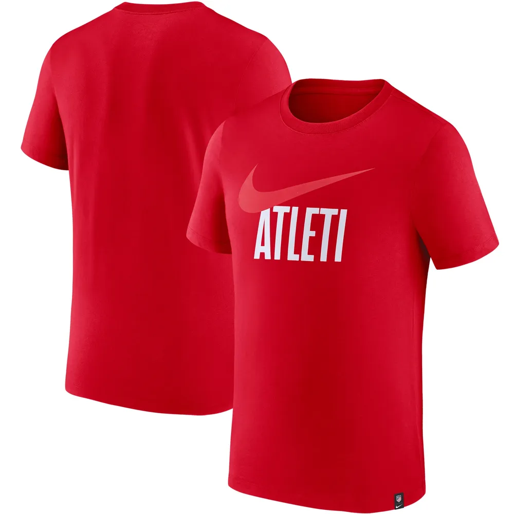 T-shirt Nike Atletico de Madrid Swoosh rouge pour homme