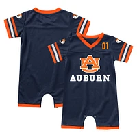 Colosseum Navy Auburn Tigers Bumpo Football Romper